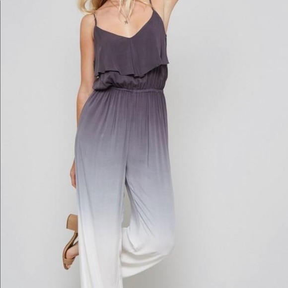 Ombré Jumpsuit - Charcoal - Picture 2 of 4
